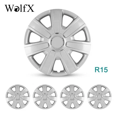 15" 4PCS Wheel Covers Rim Hubcaps For Mitsubishi Mirage Toyota Corolla R15 Tire Foto 1 de 4