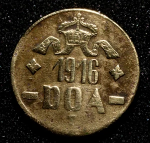 Münze Kolonien Deutsch-Ostafrika 20 Heller 1916T DOA Messing - Picture 1 of 3