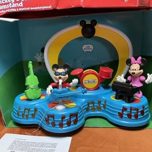 Disney Minnie Topolino Clubhouse Mickey's Jammin Jamstand Talkin Bobbin nuovo - Foto 1 di 10