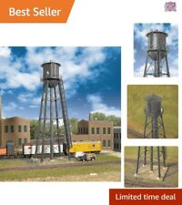 Versatile Realistic Water Tower Kit - Support, Decals - 2-3/8 x 2-3/8 inches