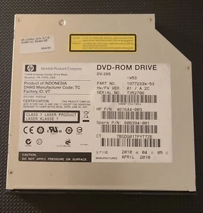 Unidad óptica HP DVD ROM DV-28S 461644-003 608394-001 - Imagen 1 de 3