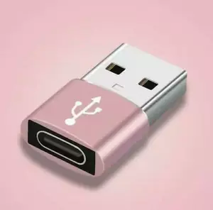 Adattatore USB C Tipo C Femmina a USB A Maschio PC Portatile a Telefono Caricatore Convertitore - Foto 1 di 8