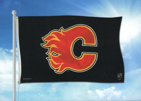 Calgary Flames NHL 3X5 Indoor Outdoor Banner Flag with grommets for hanging Cover