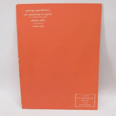 George Gershwin American in Paris Piano Songbook Sheet Music Score 1929 New Musi - Image 1 of 4