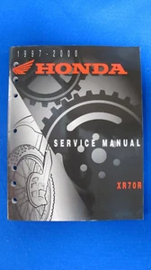 Honda 1997 1998 1999 2000 XR70R Factory Service Manual XLNT F339 - Foto 1 di 4