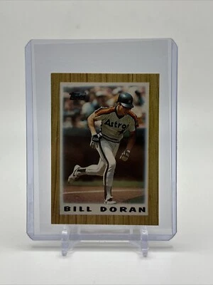 1987 Topps League Leaders Minis #9 Bill Doran - Image 1 of 2