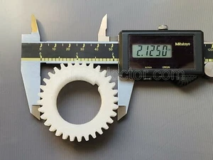 Atlas Craftsman 10" & 12" Drehmaschine 32 Zähne hintere Spindelstock Spindel Nylon Zahnrad USA - Bild 1 von 3