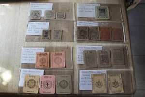 INDIA STATES COUPON MONEY COLLECTION 20 PIECES WWII EMERGENCY CASH COUPONS - Picture 1 of 9