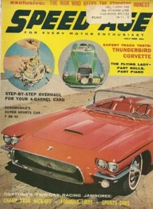 SPEED AGE 1959 JULY - THUNDERBIRD, CORVETTE, FLYING LADY-RR, OLDS F 88 III - Imagen 1 de 1