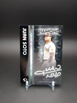 2023 Topps Diamond Icons Black Polychromatink Auto /10 Juan Soto #BPA-JS Auto - Image 1 of 2