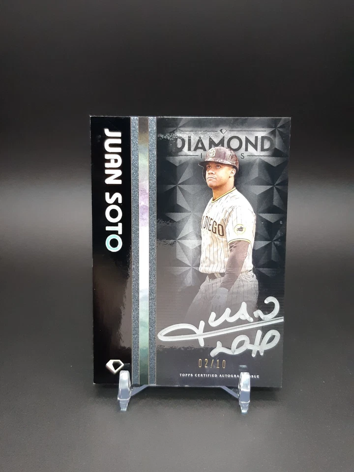 2023 Topps Diamond Icons Black Polychromatink Auto /10 Juan Soto #BPA-JS Auto - Image 1 of 2