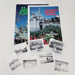 7 Vintage Photos 1963 Disneyland Marineland 1980 Vacation Magazine 1982 Cards - Picture 1 of 10