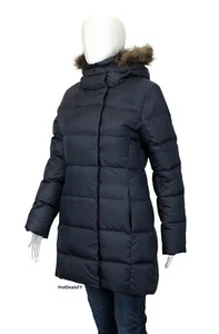 The North Face Women's SMALL Dealio Parka AVIATOR NAVY Down Warm Jacket $300 - Picture 1 of 15