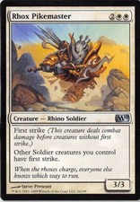 Rhox Pikemaster *PLAYSET* Magic MtG x4 M10 SP