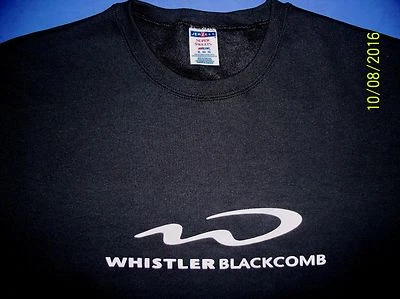 JERZEES, GILDAN Whistler Blackcomb Screen Printed Crew Neck Sweatshirt 9.3 oz. Heavy Weight Ski