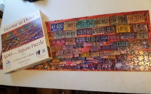 License Plates to Drive SunsOut 500 pc jigsaw puzzle - Picture 1 of 7