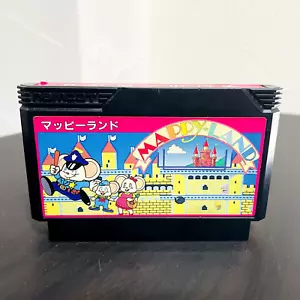 Mappy Land Nintendo Famicom Namco 1986 Japanese Version Action Retro Games - Picture 1 of 24