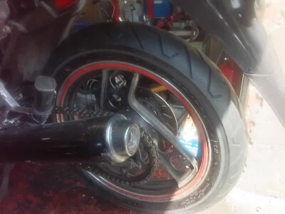 XJ600 Hinterradfelge inclusive top Reifen 51J/3KM - Bild 1 von 4