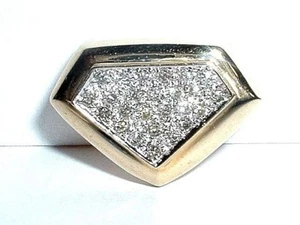 14K GELBGOLD DIAMANT SCHIEBE ANHÄNGER CHARM - Bild 1 von 5