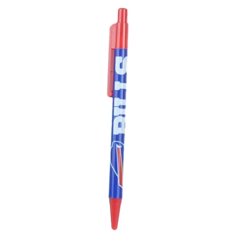 NFL Buffalo Bills Pens School Office Color Ball Point Blue Red 4 Pack Sports Cover
