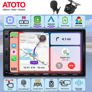 ATOTO F7 XE 7in Car Stereo Double 2DIN SXM Radio Wireless CarPlay & Android Auto - Picture 1 of 12