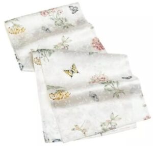 Lenox Butterfly Meadow 14" X 70" Cloth Table Runner  New out of package