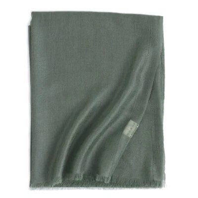 Pura Mongolia Cachemira Espiga 300s Envolvente Chal Anillo Bufanda Delicada 190*90cm Foto 1 de 4