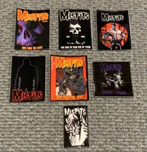 MISFITS 7 Pack of Stickers SUPER PACK NEW Official Rare Vintage Danzig Punk Rock - Picture 1 of 1