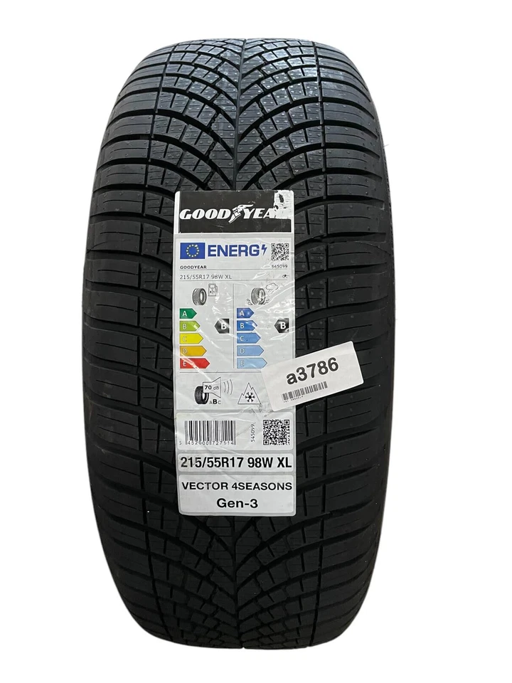 Goodyear Allwetter Reifen 215/55 R 17 98W Vector 4-Seasons G-3 3PMSF XL DOT:3224 - Bild 1 von 1