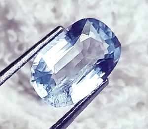 Untreated Unheated 3.20 Ct Natural Aquamarine Loose Gemstone Certified - Picture 1 of 6