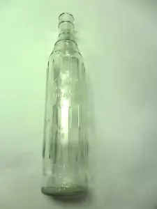 VINTAGE U-NEEK BRAND OIL GLASS BOTTLE 1920'S THE UNIQUE OIL CO. 14.5" LONG - Picture 1 of 9