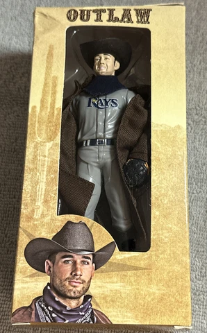 Tampa Bay Rays Kevin Kiermaier Outlaw Action Figure SGA NEW In Box Cover