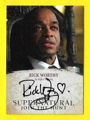 2016 Cryptozoic Supernatural Seasons 4-6 Autograph Rick Worthy as Alpha Vampire - Image 1 of 3