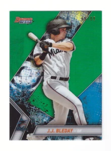 2019 Bowman's Best J.J. BLEDAY Top Prospects Green Refractor ROOKIE #65/99 TP18 - Picture 1 of 2