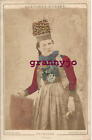 1890s Switzerland Cabinet Photograph by T Richard.# 22 Frybourg District Costume