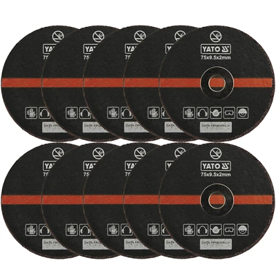 10x Mini Trennscheiben 75 mm Metall Stahl Flexscheiben Luftdruck-Winkelschleifer - Bild 1 von 4