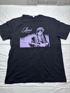 Jimi Hendrix Graphic T Shirt Mens X-Large Short Sleeve Black Y2K Rock Tee - Picture 1 of 7