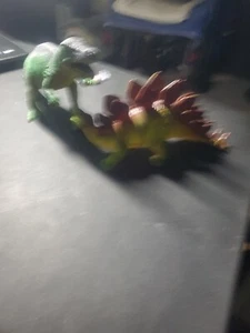 Two Dinosaurs For Play Or Cake Toppers - Picture 1 of 22