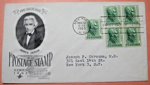 1963 Andrew Jackson - 7th President of United States FDC  Cover #1209 - Picture 1 of 1