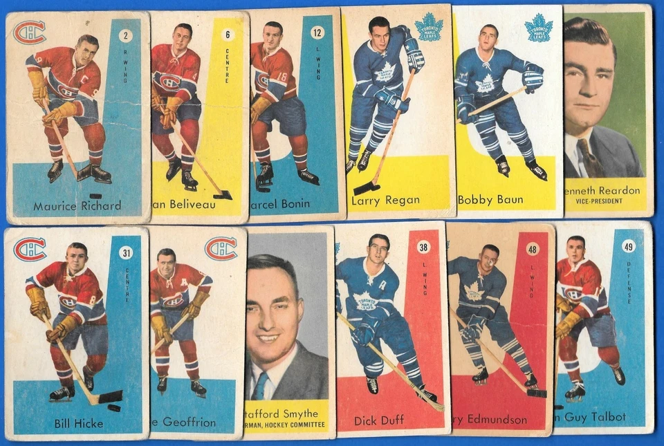 1959-60 PARKHURST 59-60 PARKIES NHL HOCKEY CARD 1-50 SEE LIST - Image 1 of 1