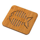  Table Cup Holder Wooden Tea Coasters Cute Heat Insulation Thicken