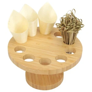 Soporte Tamaki con conos y pinchos de madera para exhibición de cono de bambú natural - Imagen 1 de 44
