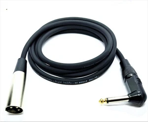 Audiokabel Winkel Klinke mono - XLR Male vers. Längen - Bild 1 von 3