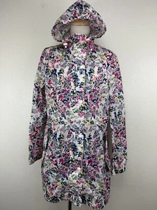 Joules Right As Rain Floral Print Rain Jacket Women’s size US 6/ UK 10 - Picture 1 of 19