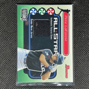 2004 Bowman #FG-PL Pete LaForest Futures Game Gear maglia reliquie Tampa Bay Rays - Foto 1 di 2