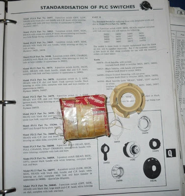 NOS Lucas 压铸霜 Knob 344999。 适合 34023、34034、34050 ----> — 第 1/3 张图片