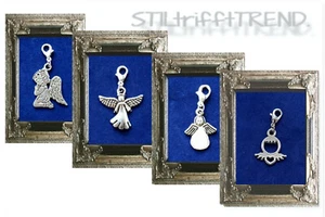 CHARM ANHÄNGER ENGEL SCHUTZENGEL KOMMUNION KONFIRMATION silber f. ARMBAND+KETTE - Bild 1 von 7