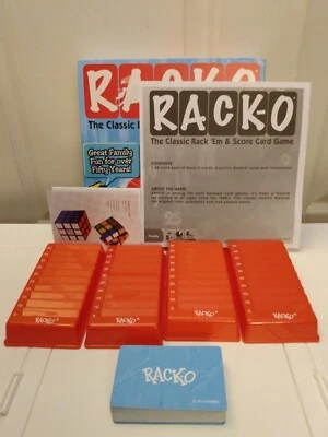 Completamente Completo Winning Moves 2015 RACK-O Clásico Rack 'Em y Juego de Cartas de Puntuación Usado en Excelente Condición Foto 1 de 4