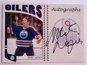 2004/05 IN THE GAME NHL FRANCHISES CARD #A-MN MARK NAPIER NM AUTO AUTOGRAPH ITG - Picture 1 of 2