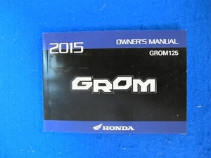 Honda 2015 GROM 125 New Old Stock Factory Original Owners Manual t75 - Picture 1 of 4